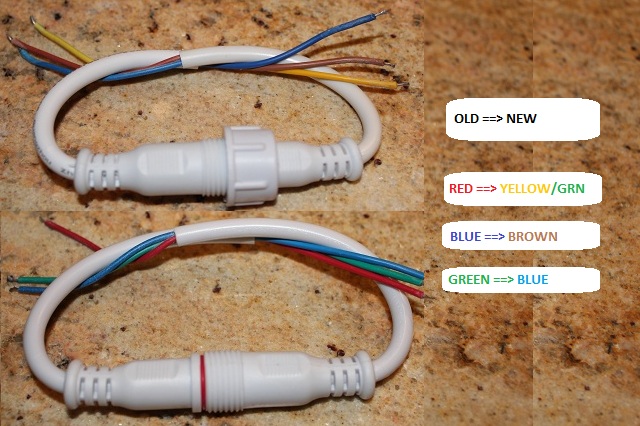 color conversion for 3-core pigtails